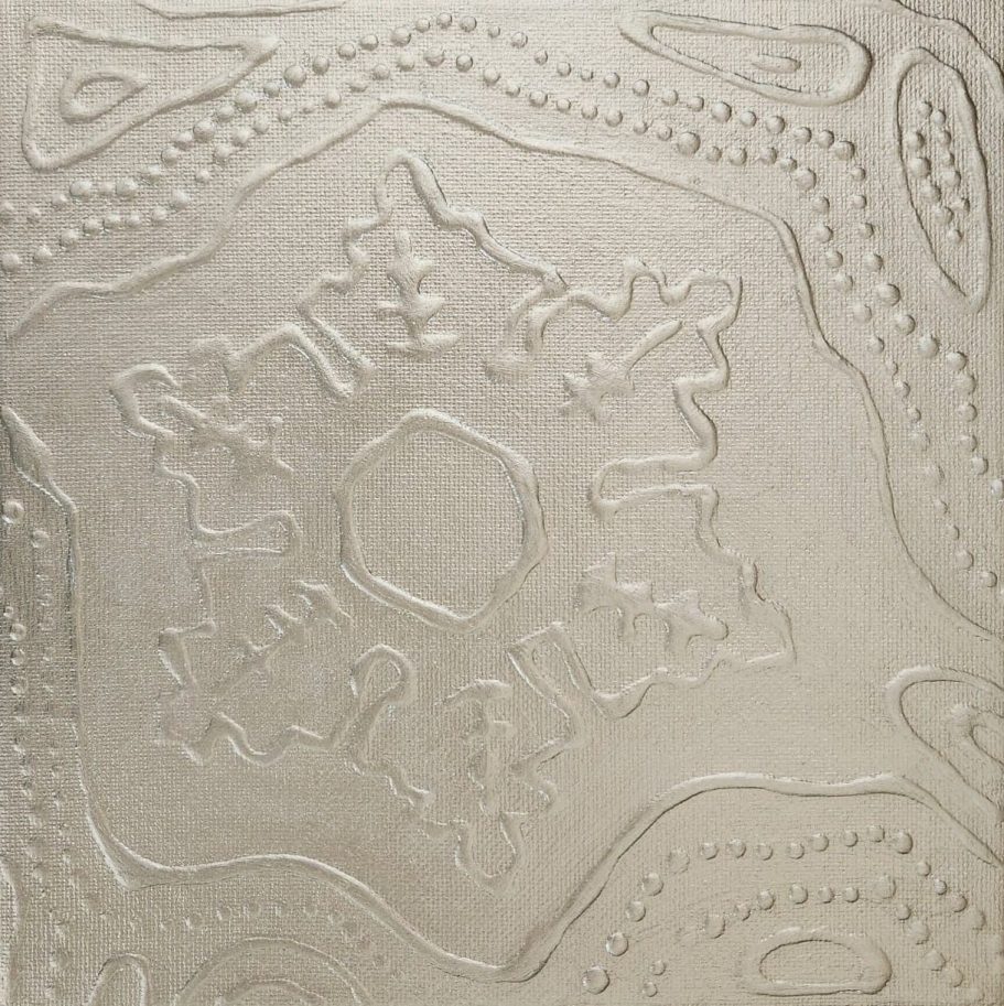 Beauty Bild mit geschwungene Linien. Symbol Wasserkristall für Schönheit