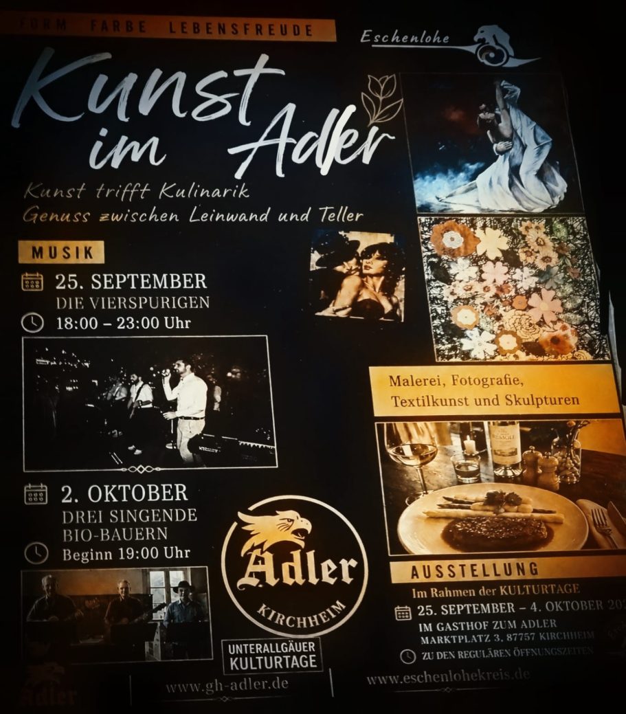 Kulinarik & Kunst -Kunst im Adler, Kirchheim